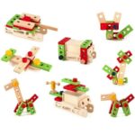 Emimo Tool Box Kit - Pretend Play | Smooth Edge Environmental Friendly Tool Set Toys for Kid