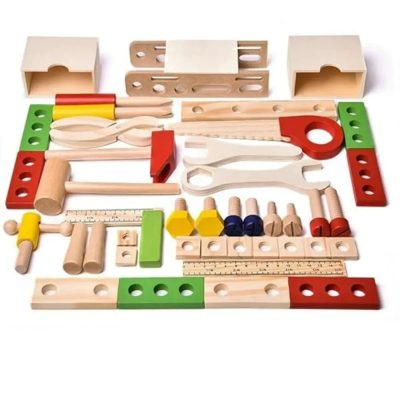 Emimo Tool Box Kit - Pretend Play | Smooth Edge Environmental Friendly Tool Set Toys for Kid
