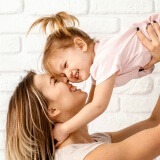 Baby with mother