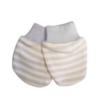 Emimo Baby Mittens: 100% cotton, ribbed cuffs, one size