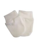 Emimo Baby Mittens: 100% cotton, ribbed cuffs, one size