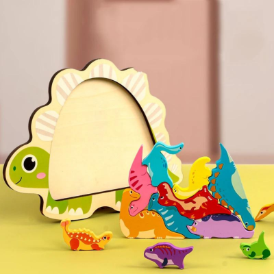 Emimo Wooden 3D Bus puzzles